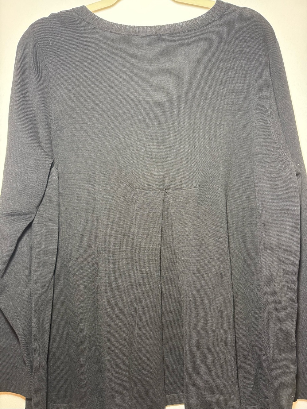 Eileen Fisher Women's Black Scoop Neck Knit Pullover Sweater Silk Blend Size XL - Picture 5 of 9